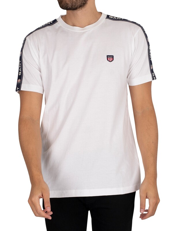 GANT Retro Shield Logo T-Shirt - White