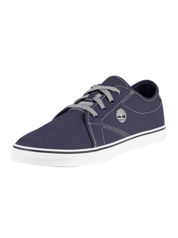 Timberland Skape Park Oxford Canvas Trainers - Navy