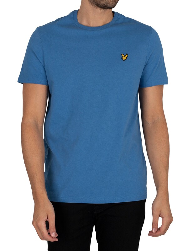Lyle & Scott Organic Cotton Plain T-Shirt - Spring Blue