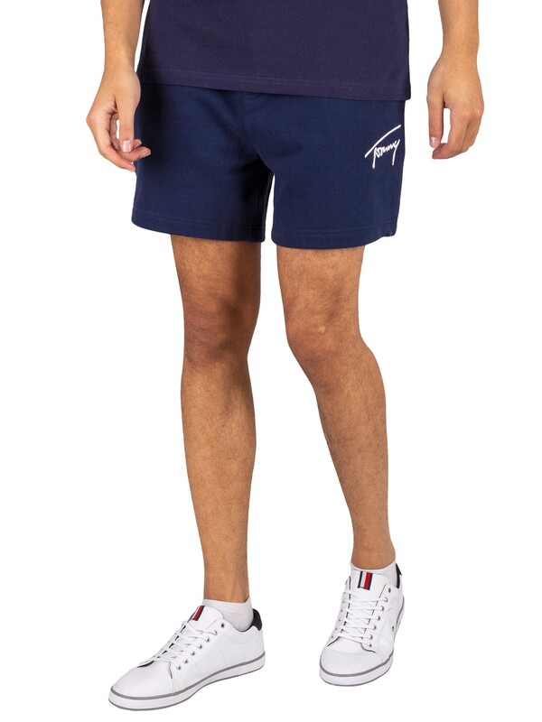 Tommy Jeans Signature Sweat Shorts - Twilight Navy