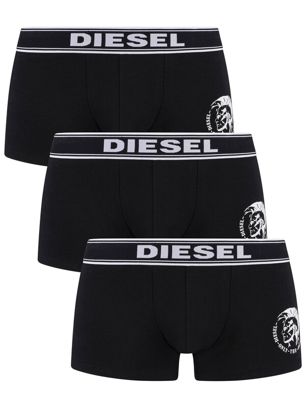 Diesel 3 Pack Shawn All-Timers Trunks - Black