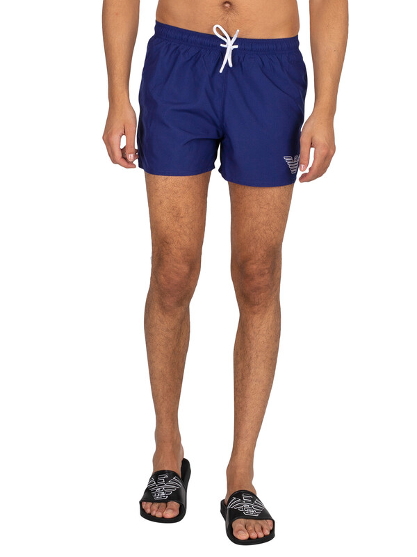 Emporio Armani Logo Swim Shorts - Patriot Blue