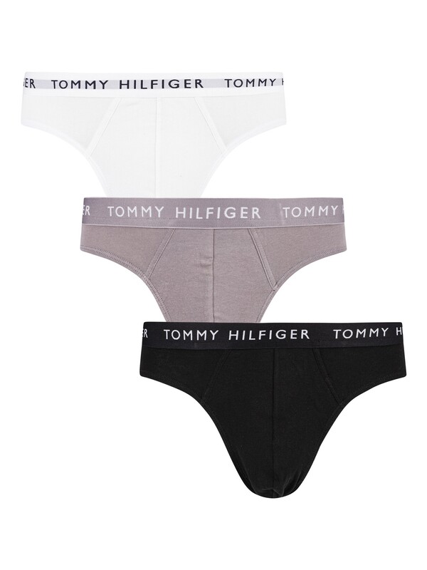 Tommy Hilfiger 3 Pack Briefs - Black/Sublunar/White
