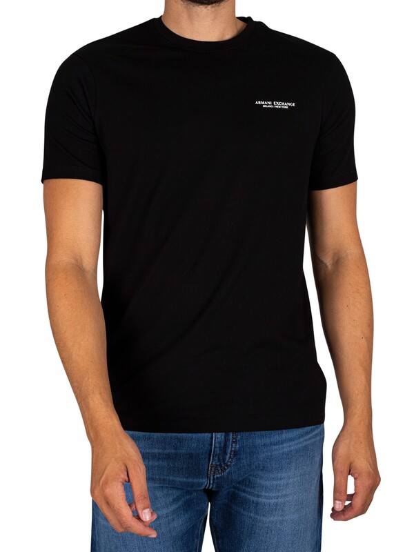 Armani Exchange Logo T-Shirt - Black