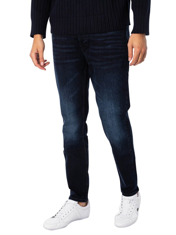 HUGO 634 Tapered Fit Jeans - Dark Blue