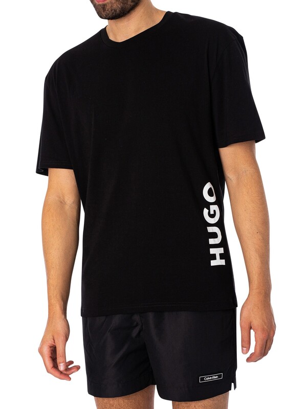 HUGO Beachwear Relaxed T-Shirt - Black
