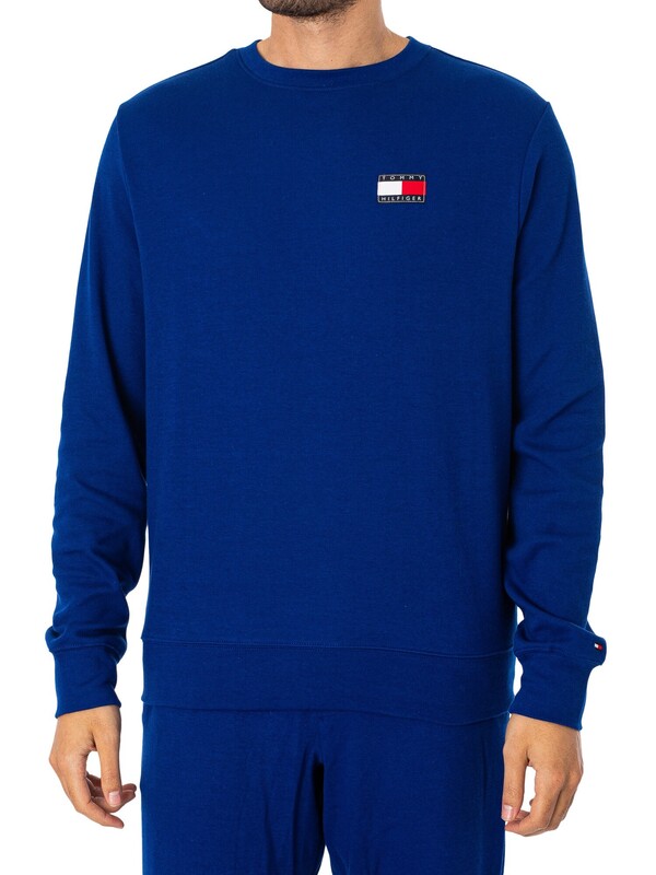 Tommy Hilfiger Lounge Track Sweatshirt - Bold Blue
