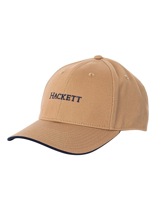 Hackett London Classic Branded Baseball Cap - Beige
