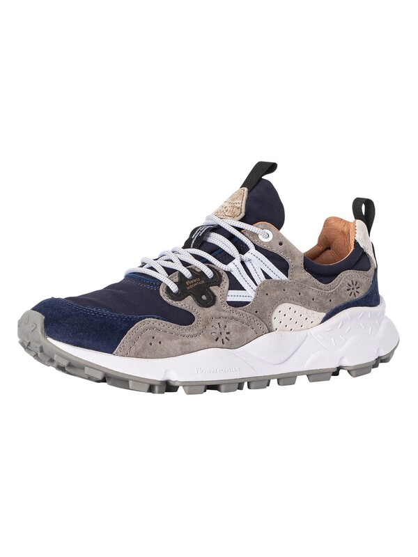 Flower Mountain Yamano 3 Suede Trainers - Navy