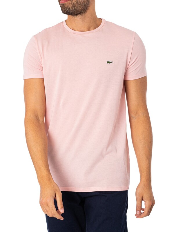 Lacoste Pima Logo T-Shirt - Pink