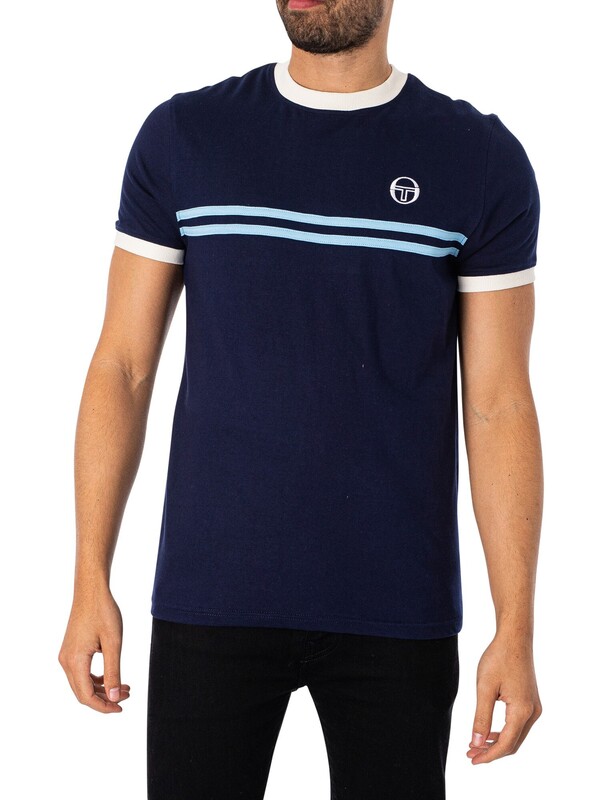 Sergio Tacchini Supermac T-Shirt - Maritime Blue