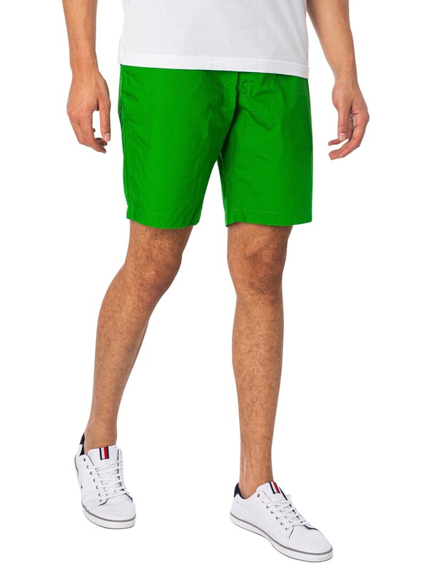 Tommy Hilfiger Brooklyn Poplin Shorts - Galvanic Green