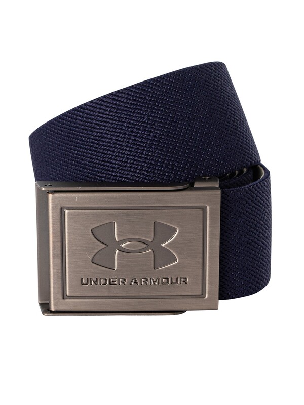 Under Armour Drive Stretch Webbing Belt - Midnight Navy/Khaki Base