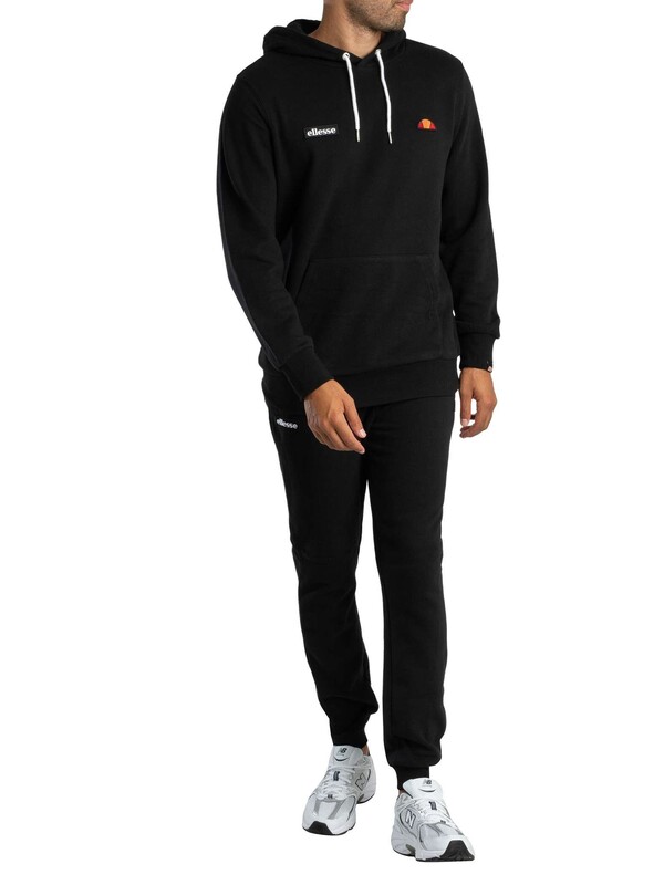 Ellesse Traccota Pullover Hood Tracksuit - Black