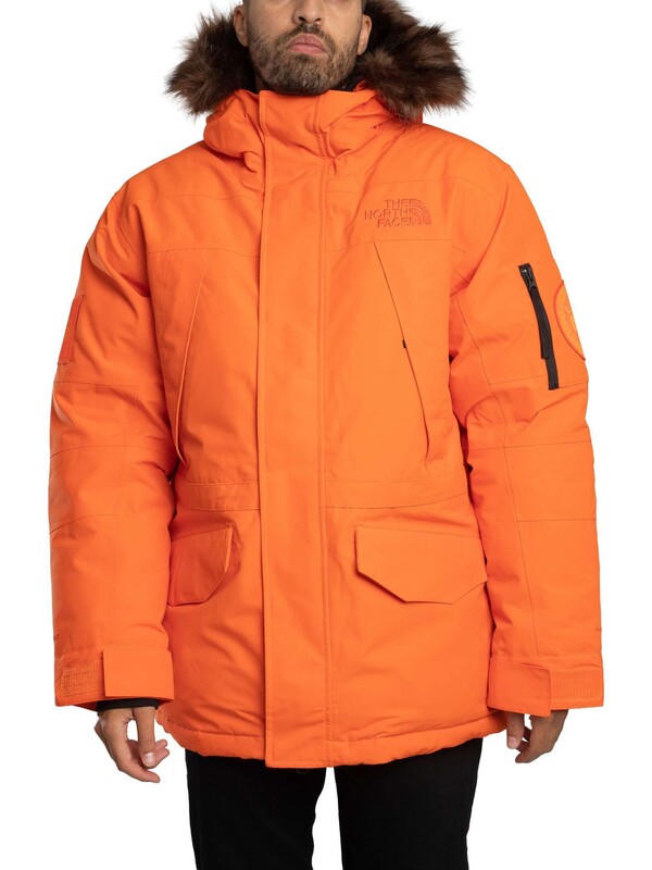 The North Face Expen McMurdo Parka Jacket - Red Orange