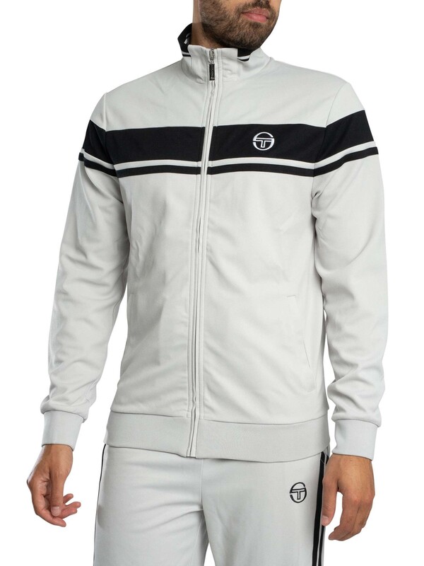 Sergio Tacchini Damarindo Track Jacket - Glacier Grey/Black