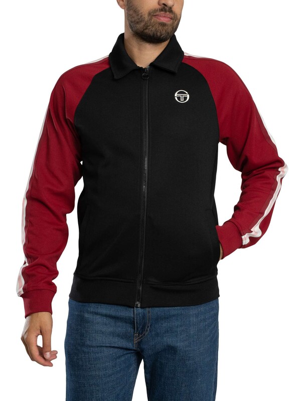 Sergio Tacchini Renshaw Track Jacket - Black/Gardenia