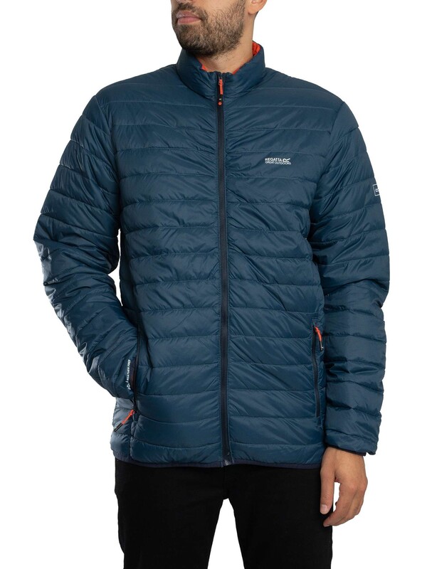 Regatta Hillpack II Insulated Jacket - Moonlight Denim/Tangerine Tango