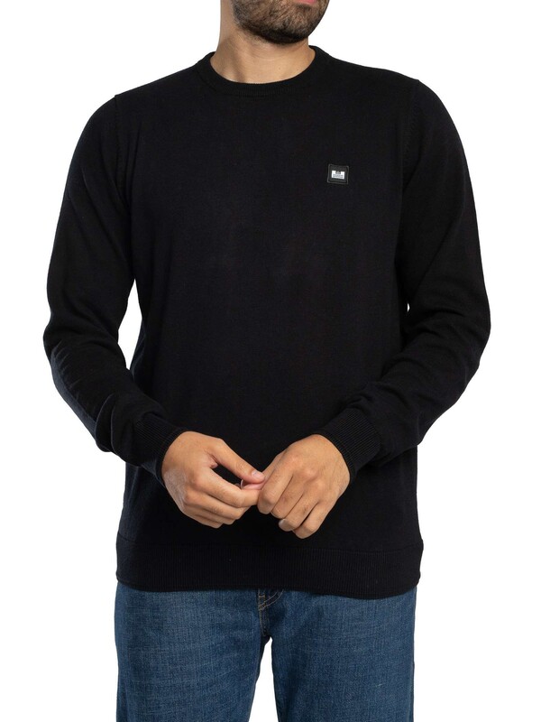 Weekend Offender Solace Fine Gauge Crew Knit - Black
