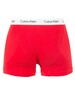 Calvin Klein White/Red/Blue 3 Pack Trunks