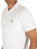GANT Contrast Collar Pique Rugger Polo Shirt - White