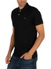 Gant Black Contrast Collar Pique Rugger Polo Shirt