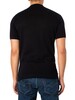 John Smedley Adrian Plain Polo Shirt - Black