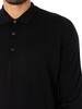 John Smedley Cotswold Longsleeved Polo Shirt - Black