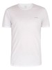 Diesel 3 Pack Jake Plain Logo T-Shirts - White/Black/Grey Marl