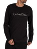 Calvin Klein Black Longsleeved Logo T-Shirt