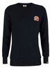 Ellesse Diveria Left Chest Logo Sweatshirt - Navy