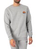 Ellesse Diveria Left Chest Logo Sweatshirt - Athletic Grey Marl