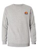 Ellesse Diveria Left Chest Logo Sweatshirt - Athletic Grey Marl