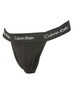 Calvin Klein Black 2 Pack Cotton Stretch Jockstrap