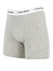 Calvin Klein 3 Pack Cotton Stretch Boxer Briefs - Black/White/Grey Heather