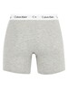 Calvin Klein 3 Pack Cotton Stretch Boxer Briefs - Black/White/Grey Heather