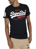Superdry Vintage Logo Tri T-Shirt - Eclipse Navy