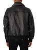 Schott Leather Flight Jacket - Black