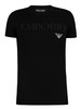 Emporio Armani Stretch Cotton Crew Lounge T-Shirt - Black
