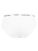 Calvin Klein 3 Pack Hip Briefs - White
