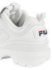 Fila Disruptor II Premium Trainers - White/Navy/Red