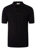 John Smedley Roth Pique Poloshirt - Black