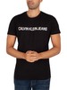 Calvin Klein Jeans Core Institution Logo T-Shirt - Black