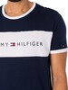 Tommy Hilfiger Flag Logo T-Shirt - Navy Blazer