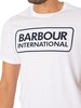 Barbour International Essential Large Logo T-Shirt - White