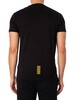 EA7 Chest Logo T-Shirt - Black/Gold