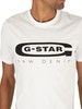 G-Star Graphic Slim T-Shirt - White