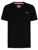 Superdry Orange Label Vintage EMB V-Neck T-Shirt - Black