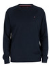 Tommy Hilfiger Logo Sweatshirt - Navy Blazer