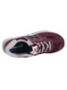 New Balance 574 Suede Trainers - Burgundy